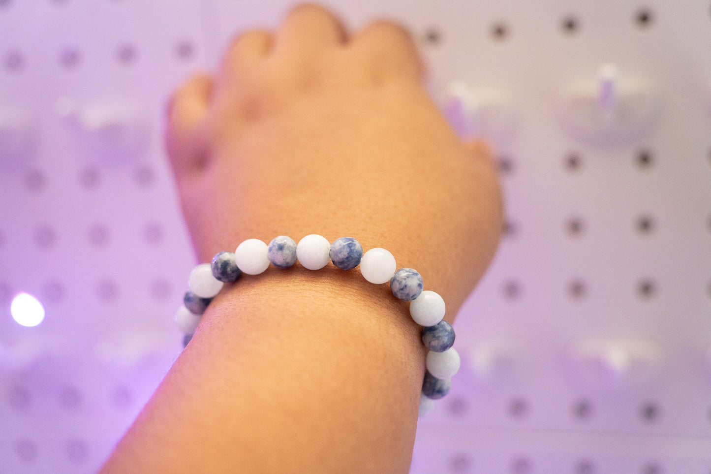 Blue Willow Beaded Bracelet