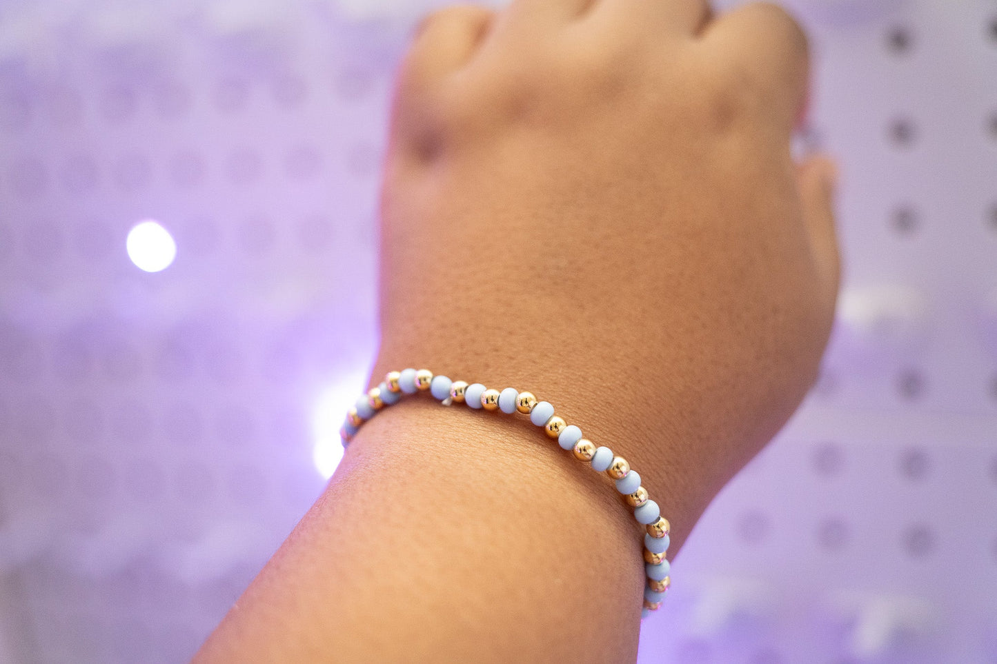 Cloud Kiss Beaded Bracelet