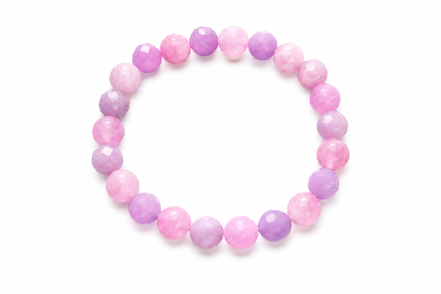 Lavender Blush Beaded Bracelet