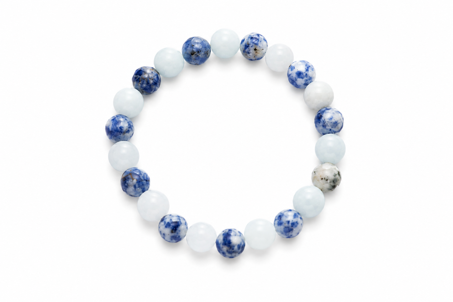 Blue Willow Beaded Bracelet