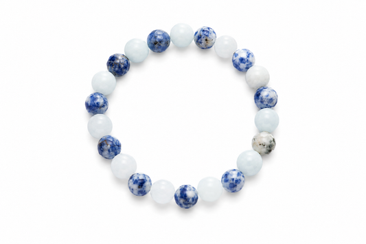 Blue Willow Beaded Bracelet