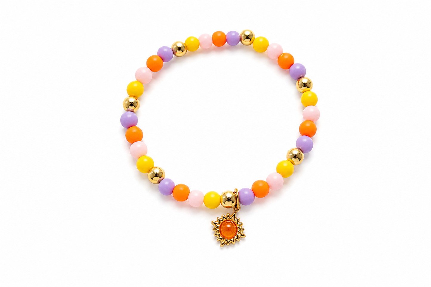 Citrus Skies Beaded Bracelet