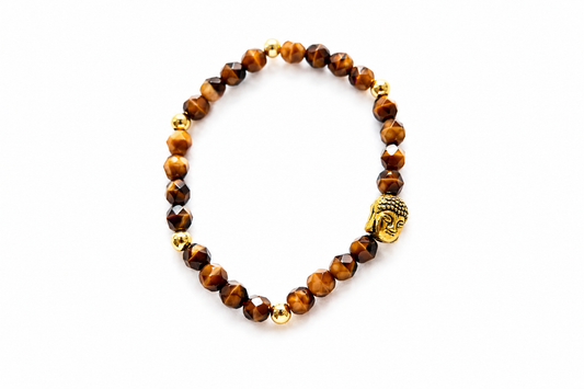 Golden Buddha Beaded Bracelet