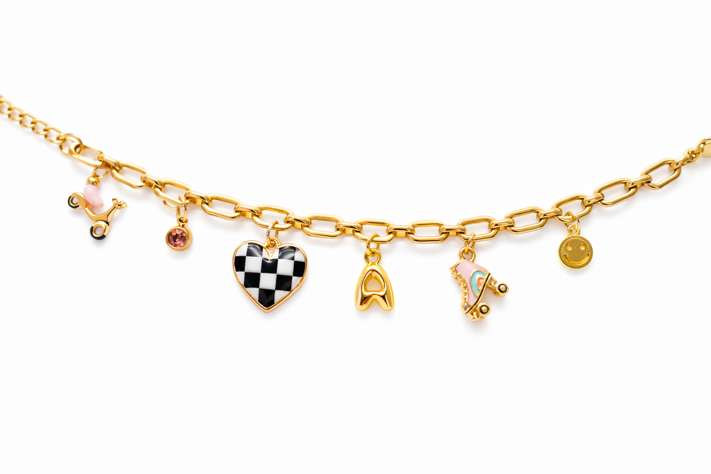 Retro Babe Charm Bracelet