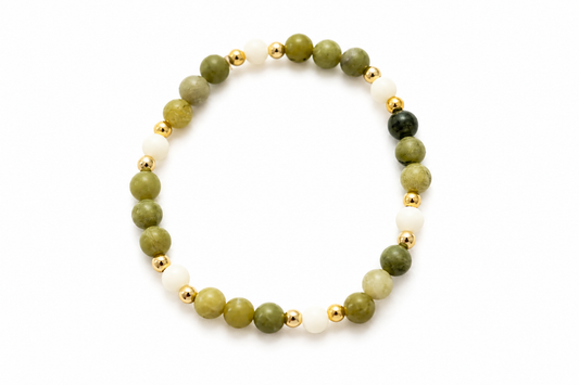 Olive Grove Beaded Bracelet