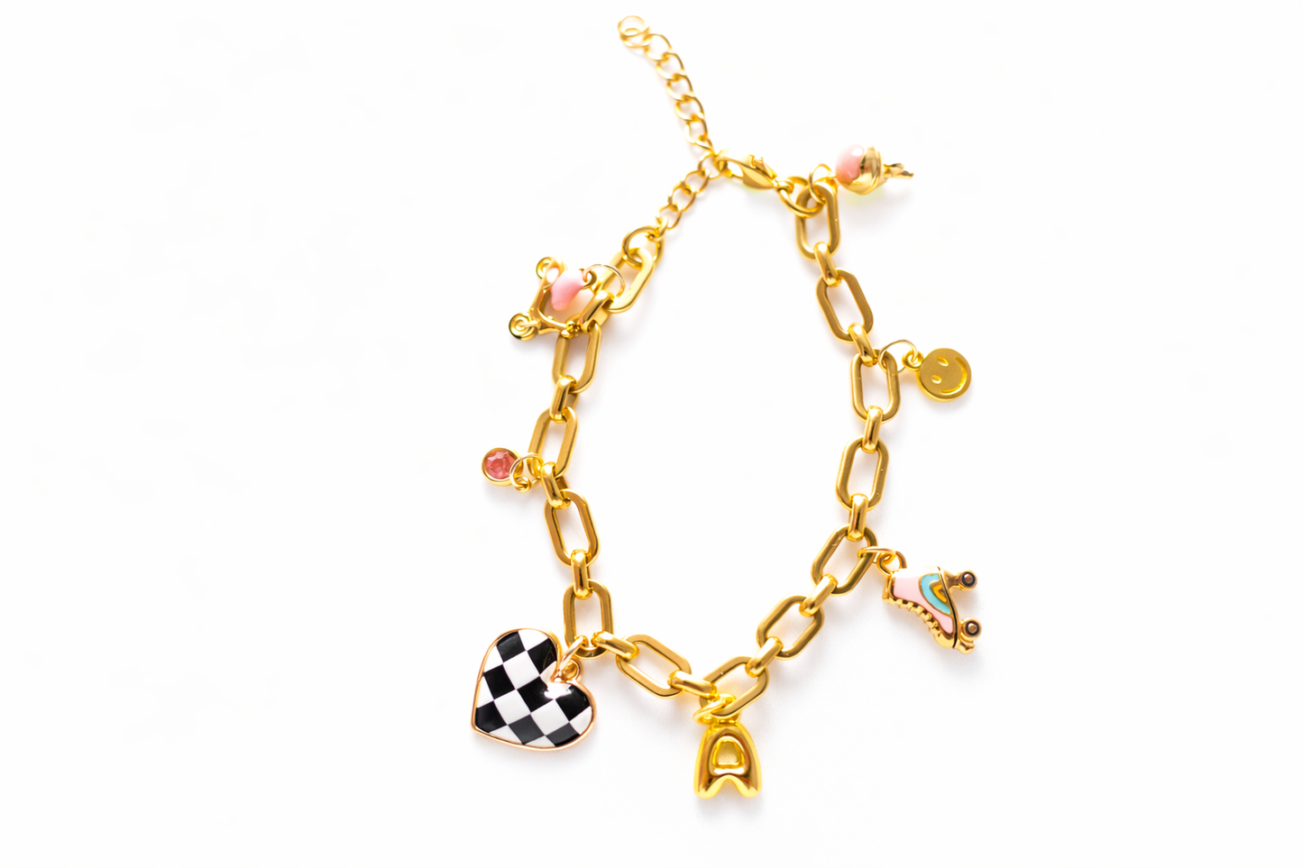 Retro Babe Charm Bracelet