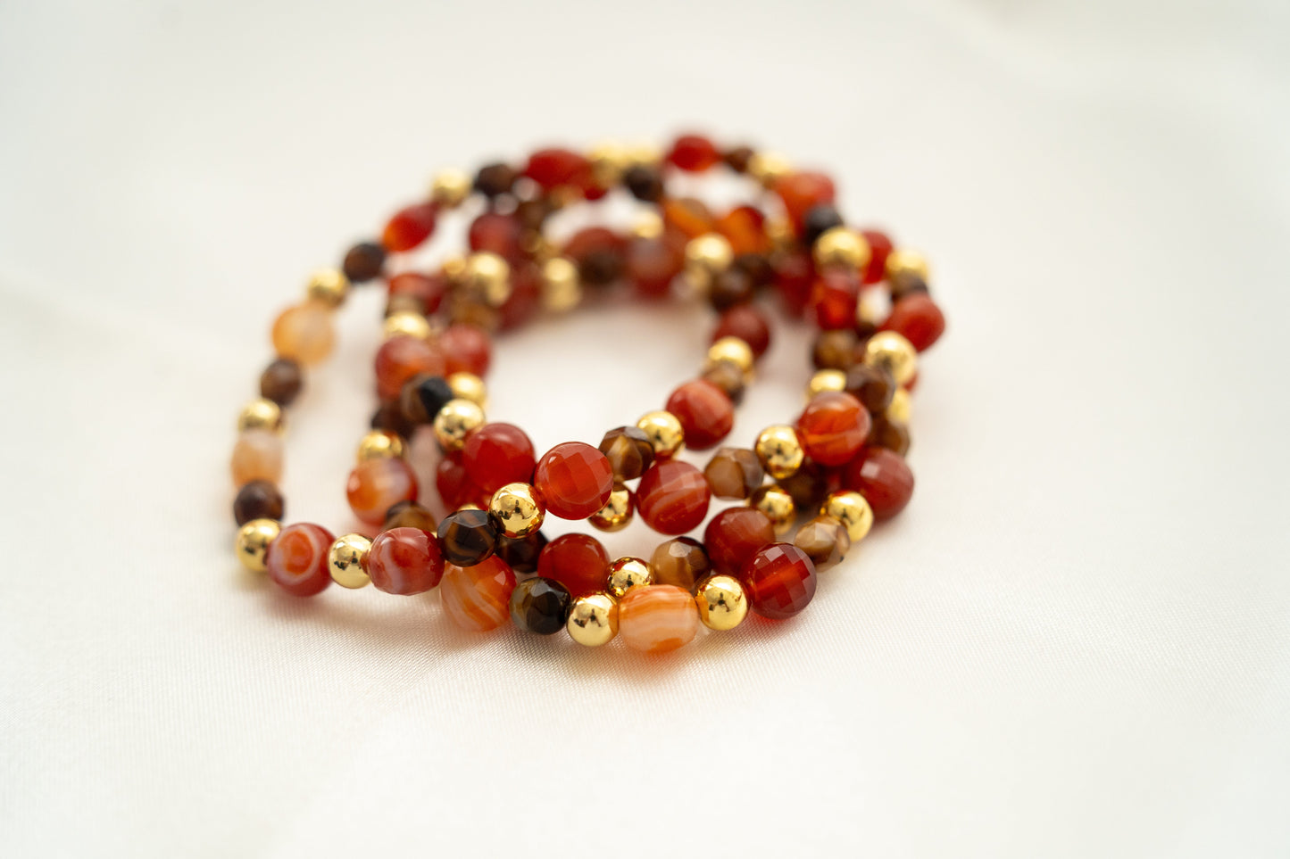 Autumn Glow Beaded Bracelet
