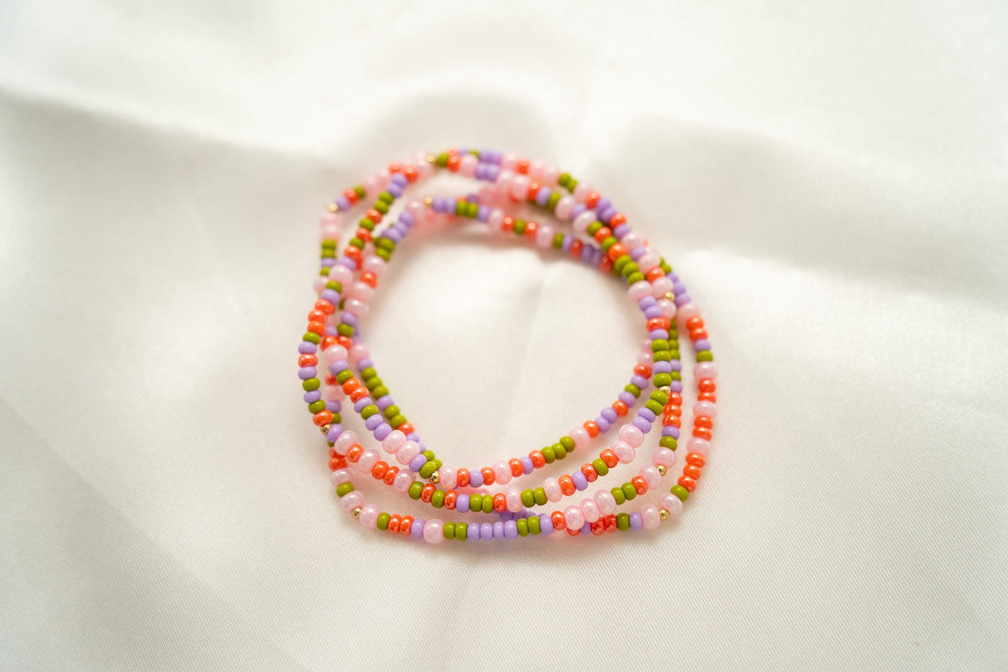 Confetti Bloom Beaded Bracelet