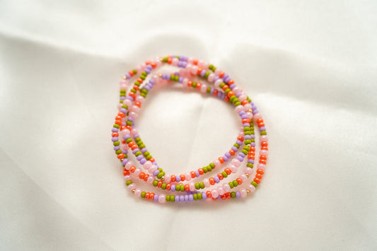 Confetti Bloom Beaded Bracelet