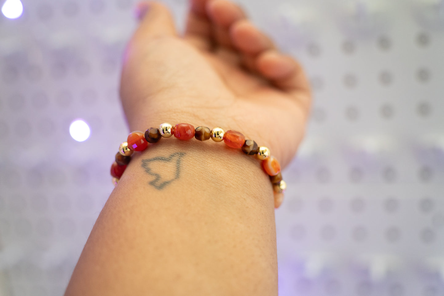 Autumn Glow Beaded Bracelet