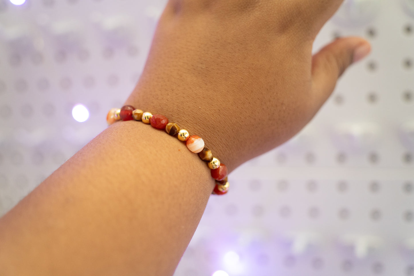 Autumn Glow Beaded Bracelet