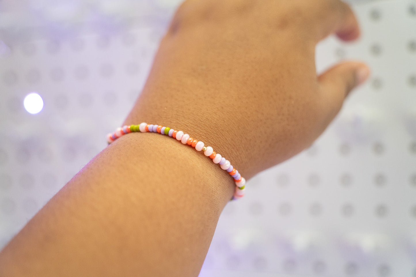 Confetti Bloom Beaded Bracelet