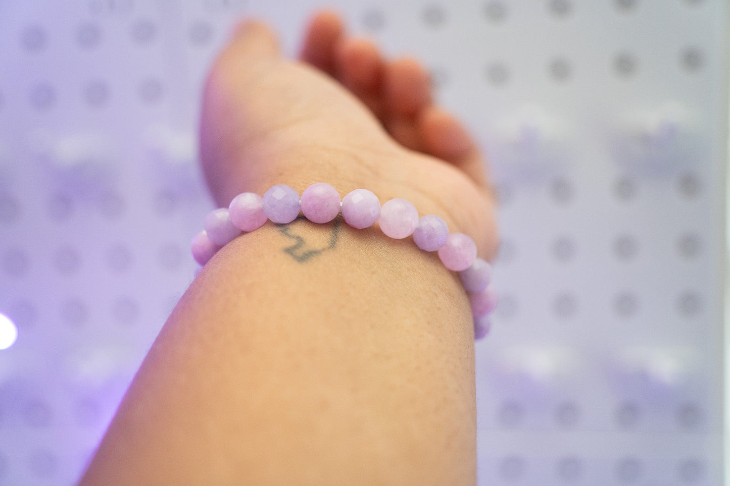 Lavender Blush Beaded Bracelet