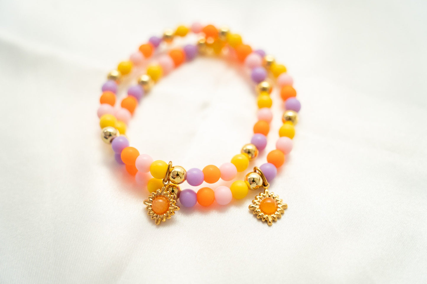 Citrus Skies Beaded Bracelet