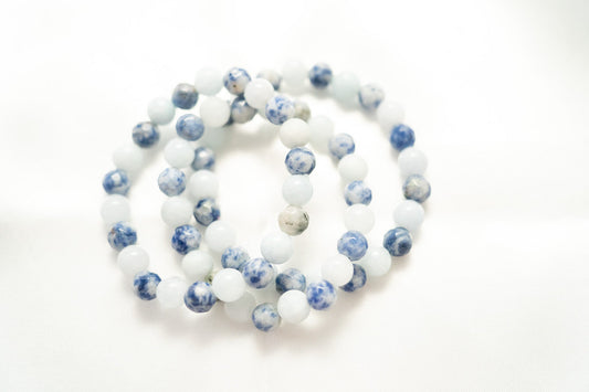 Blue Willow Beaded Bracelet