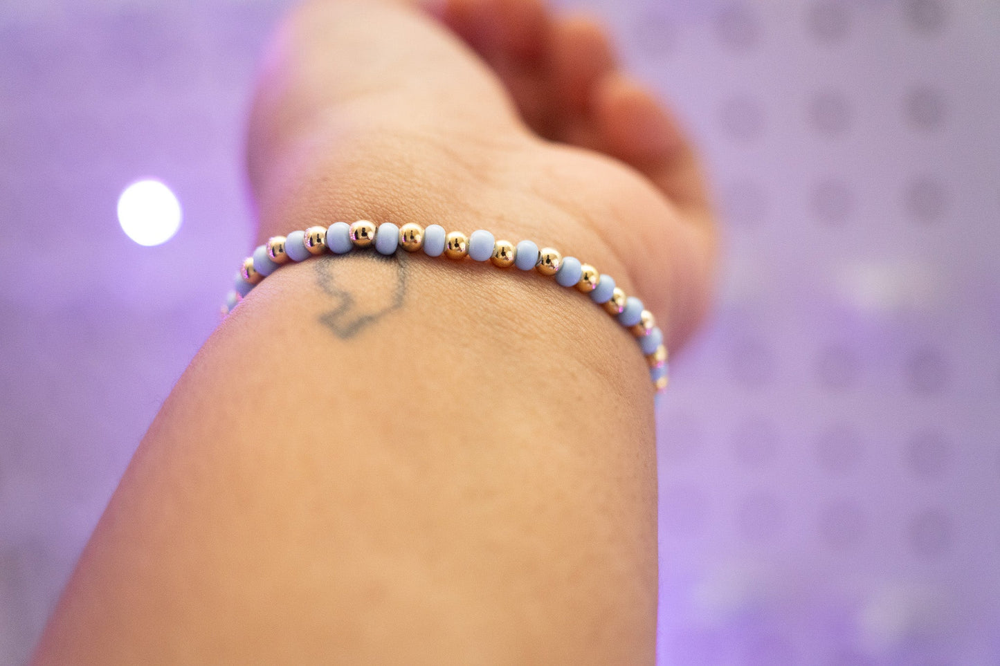 Cloud Kiss Beaded Bracelet